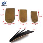 Ideastep Heel Lifts | Bulk Suede Heel Lifts Manufacturer | Medical-Grade Shock Absorption Pads | Custom Sizing (S/M/L) | B2B Supplier