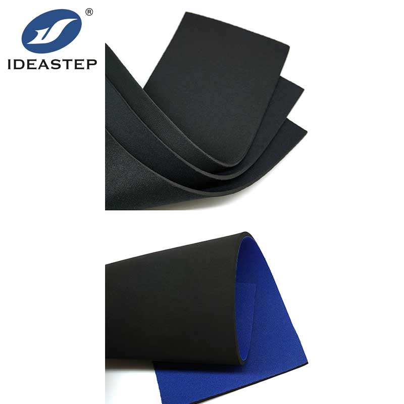 Neoprene foam sheets or SBR foam rubber laminated with fabric, EVA  Orthotic Insoles Manufacturer