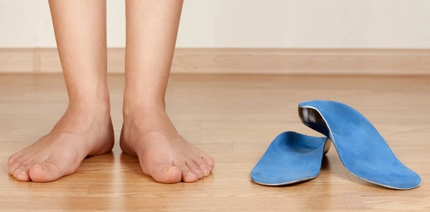 The impact of orthopedic insoles on flat feet