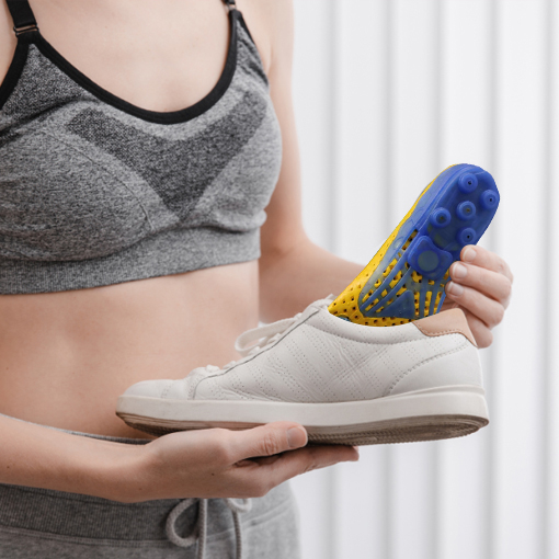 Orthotic Insoles Foam Cuimhne Eva Am Fada Siúl