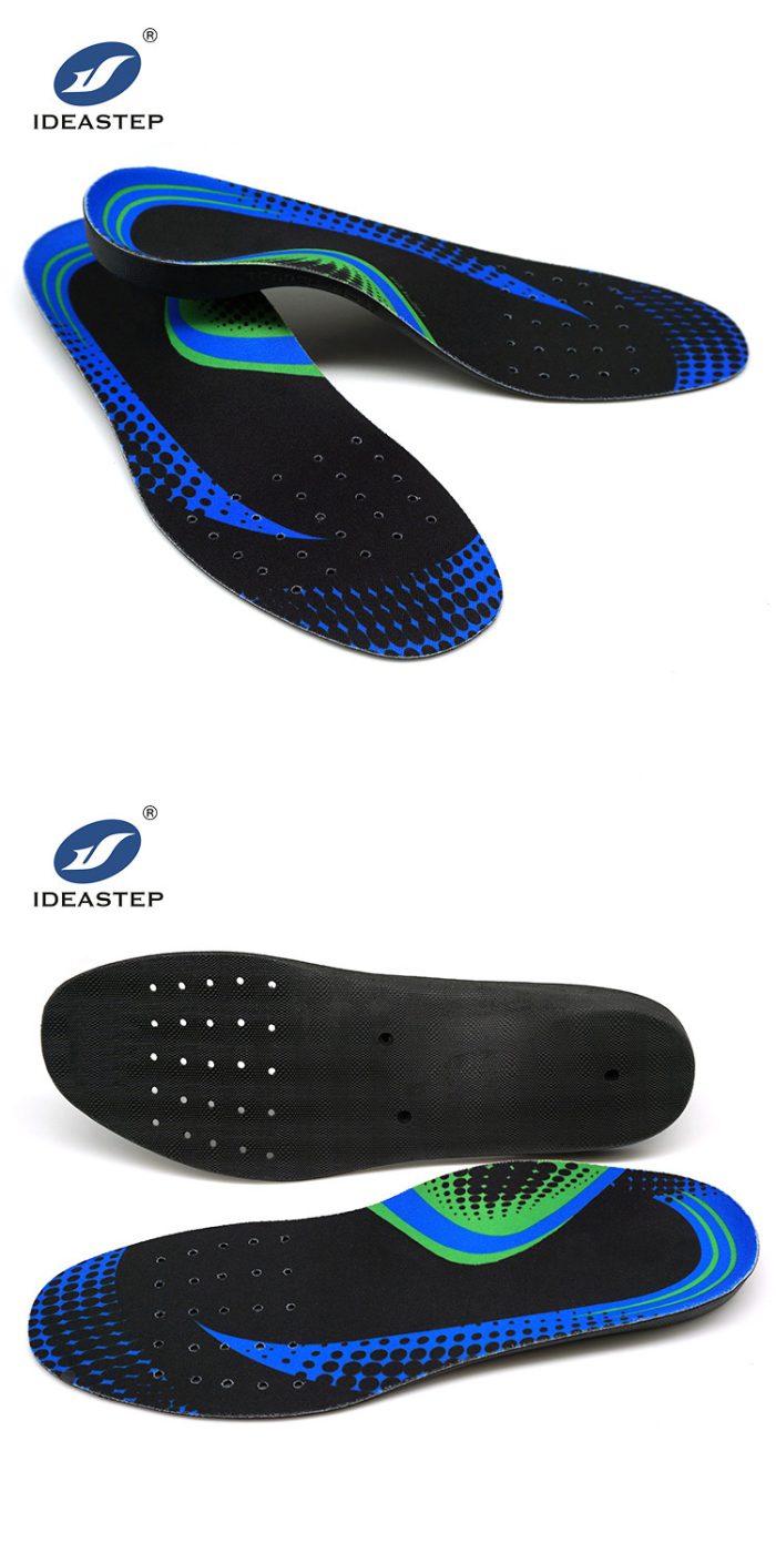 Ideastep 32103 OEM brand arch support and over foot pronation orthotic pu punch insole with breathable