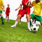 Football and Foot with Insoles