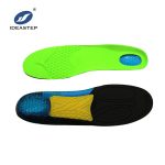 Orthopedic Insoles PU foam Shock Absorption High Elasticity TPE Gel Pad For Bone Spur in Heel Sport Inserts