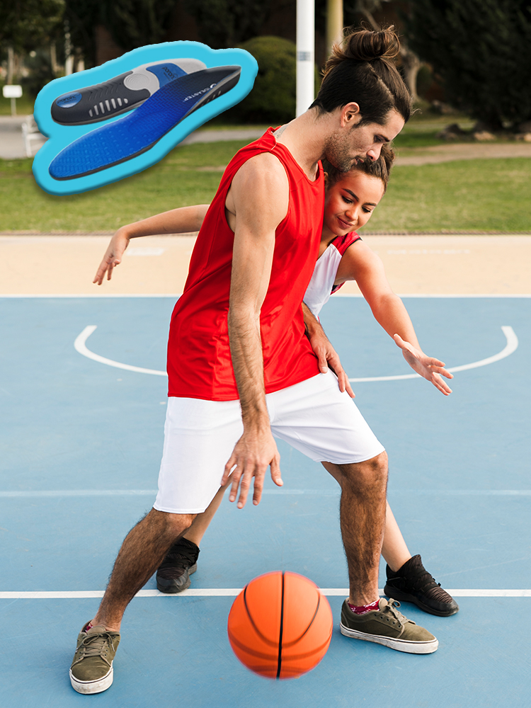 Basketball shoes and basketball insoles