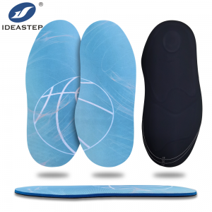 Heat moldable basketball insoles