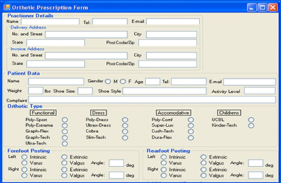 Custom Orthotic Insoles Workflow Custom Orthotic Insoles Workflow