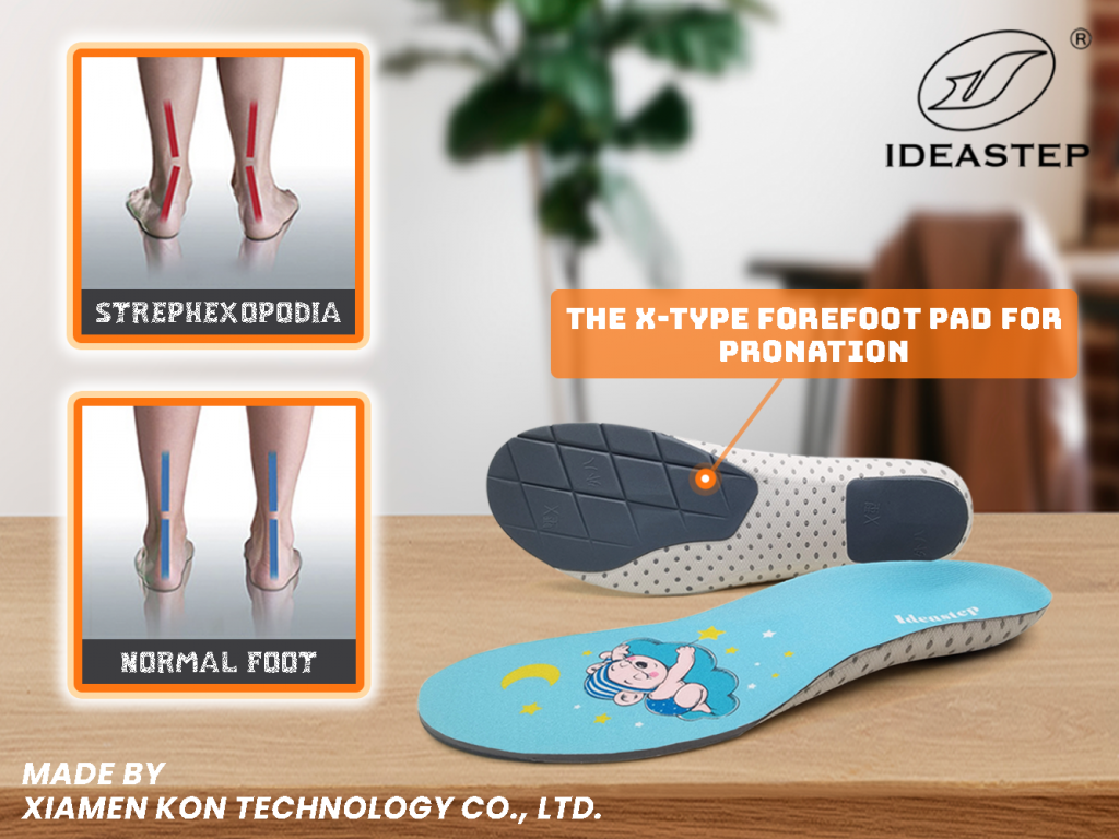 Insoles orthotic airson casan XO chloinne