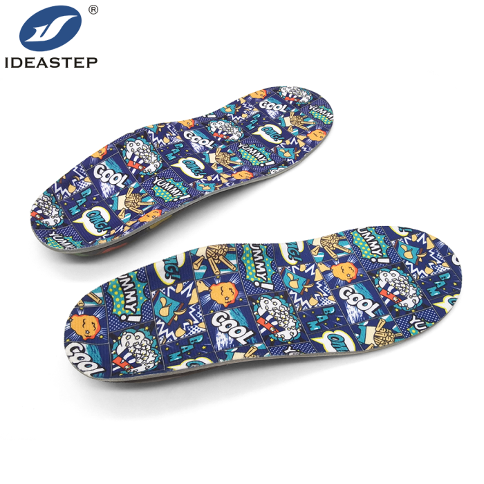 Soft arch support insole for children's flat feet