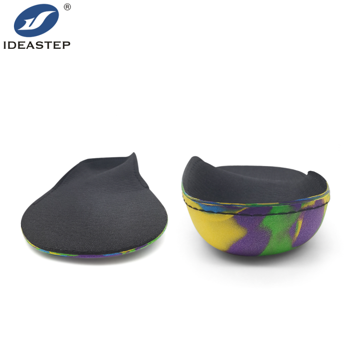 Semi-rigid orthopedic arch support insole for children