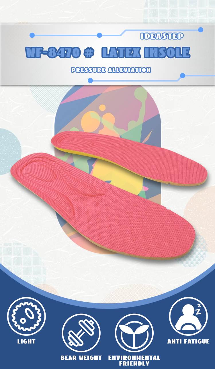 Environmentally friendly and durable latex insoles