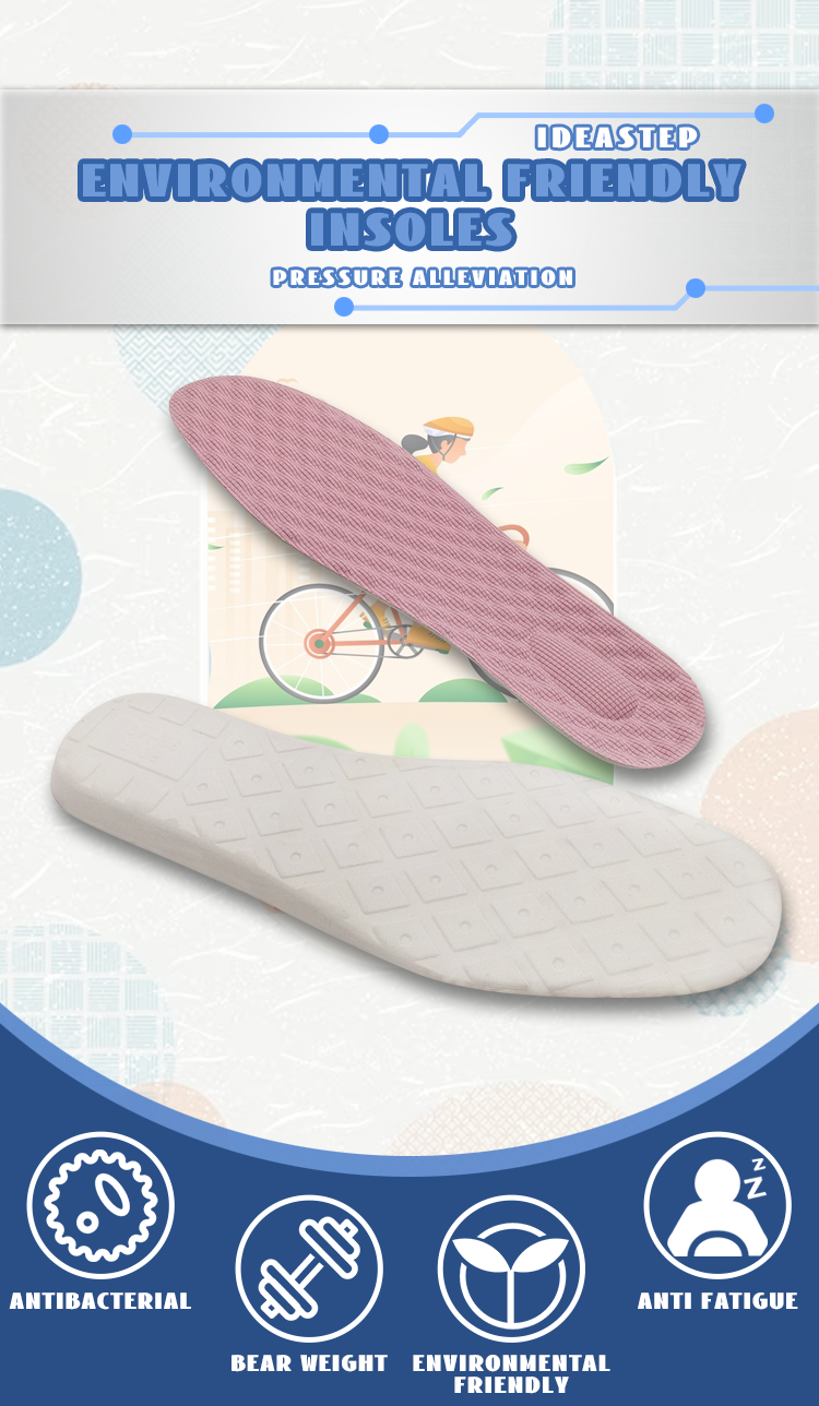 Soft pressure alleviation latex insoles