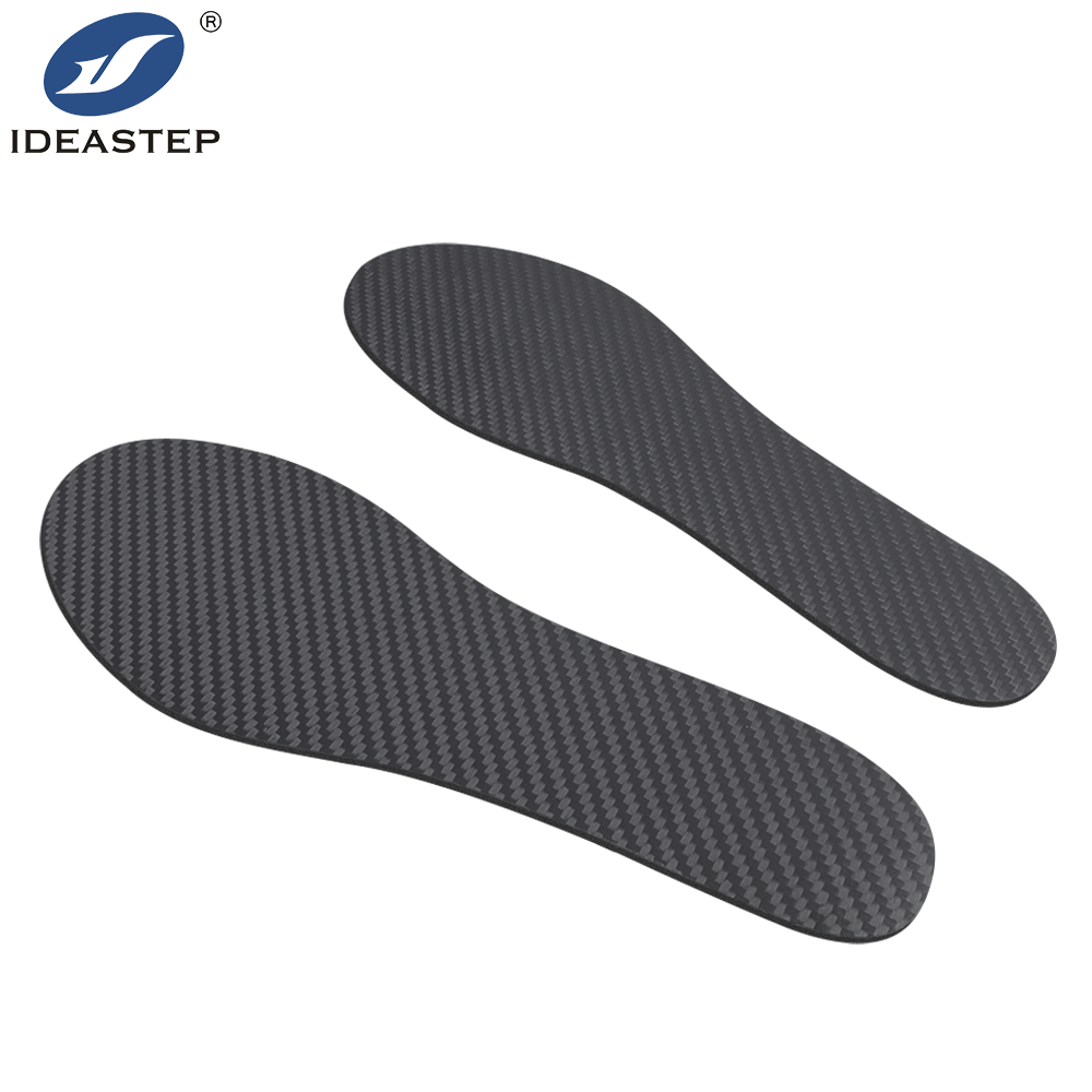 Carbon fiber insoles for jumping sports