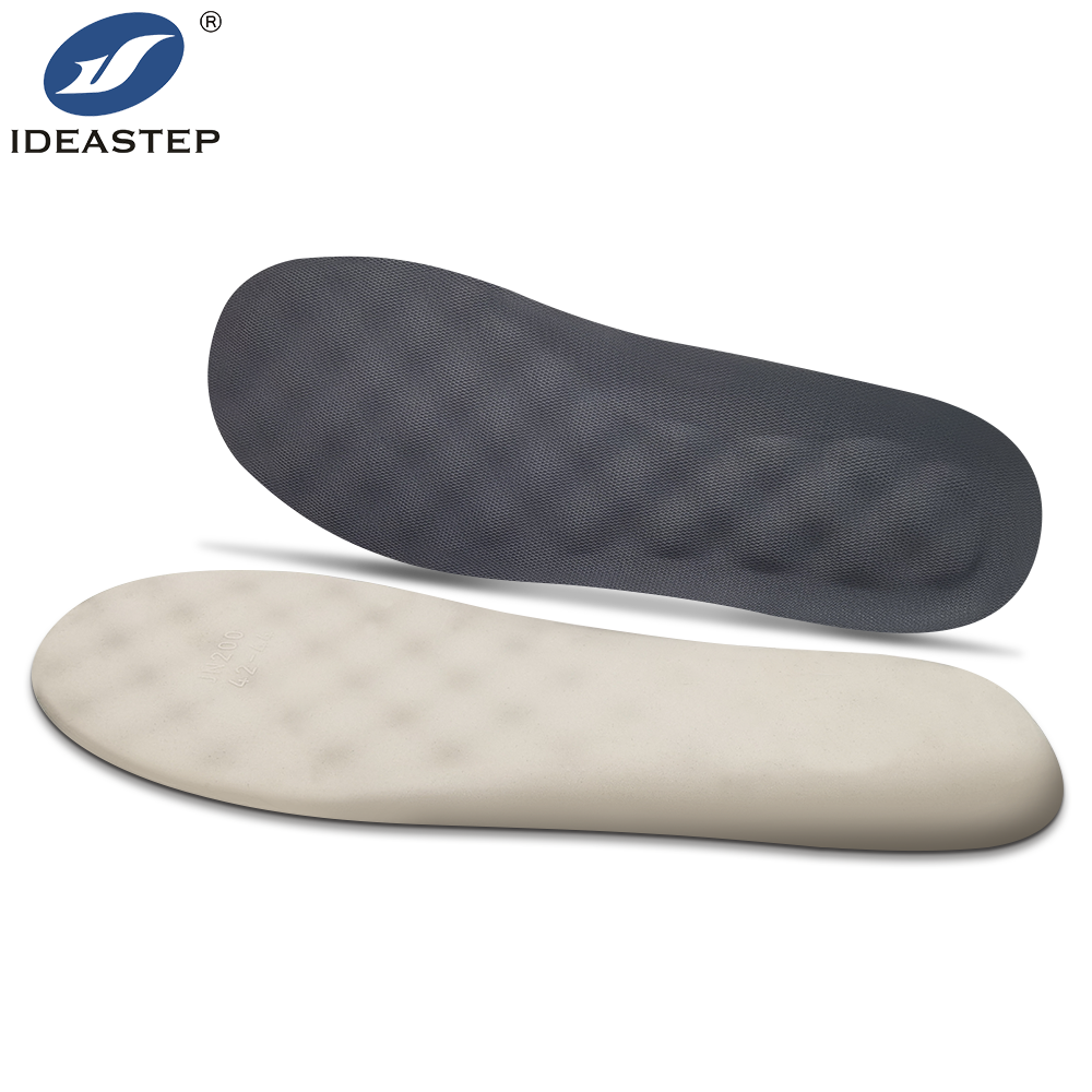 Soft and shock-absorbing massage latex insoles