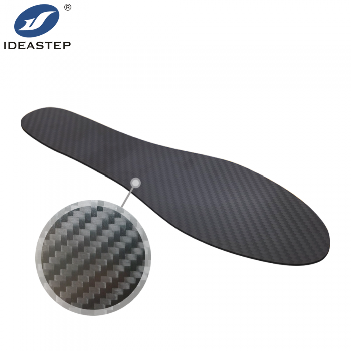 Carbon fiber insoles for jumping sports