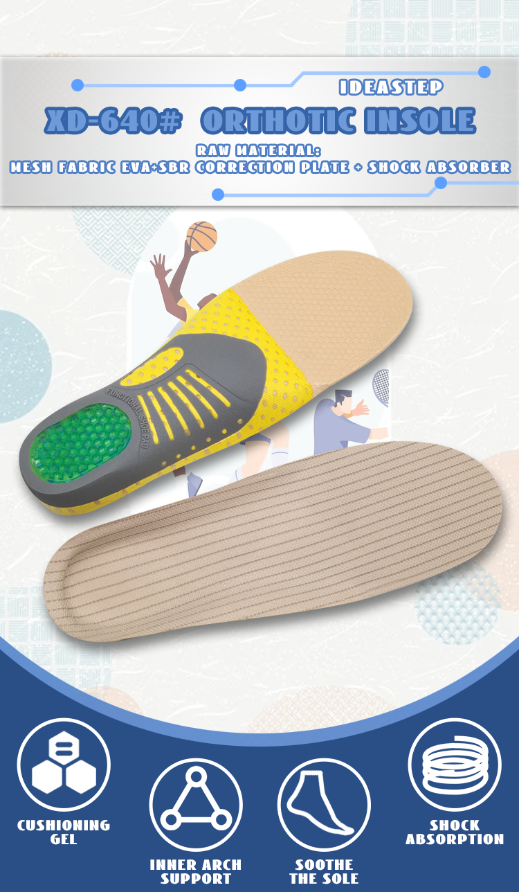 Flexible support running insoles