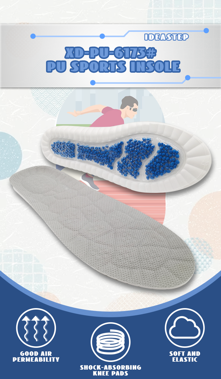 Popcorn cushion PU insoles