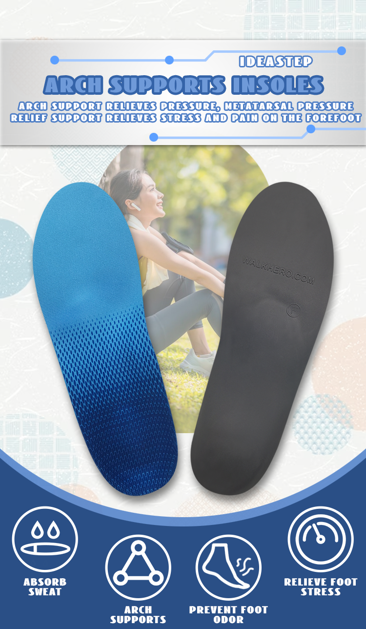 Pain relief and support orthotic insoles