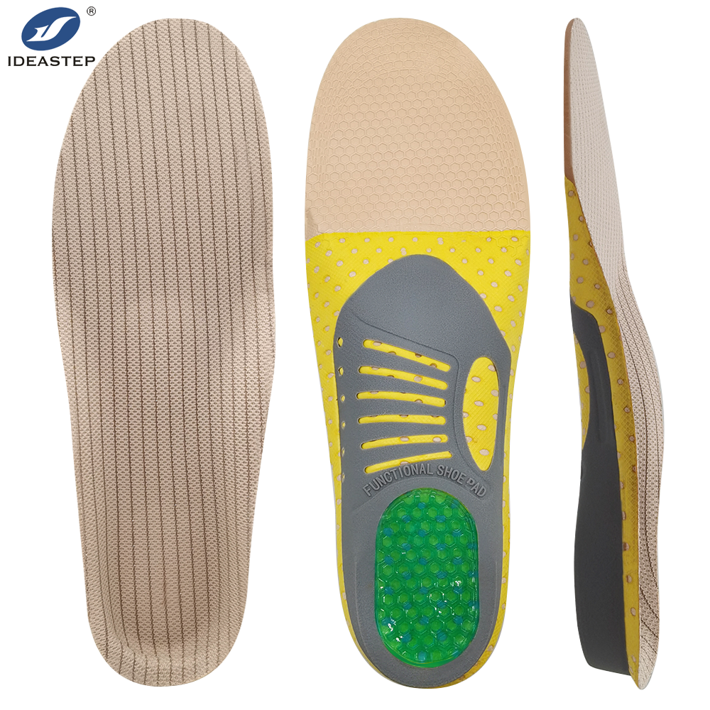 Flexible support running insoles