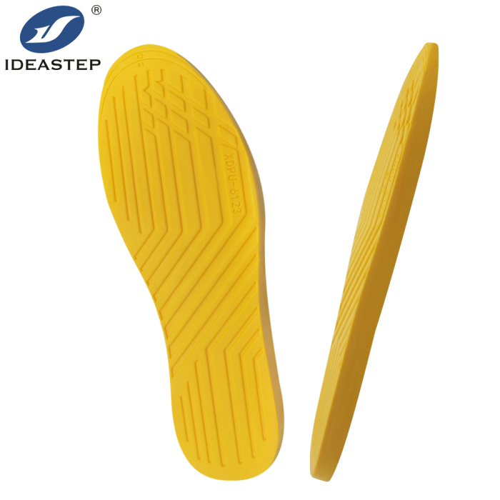 Hard X-leg non-slip orthotic insole with arch support