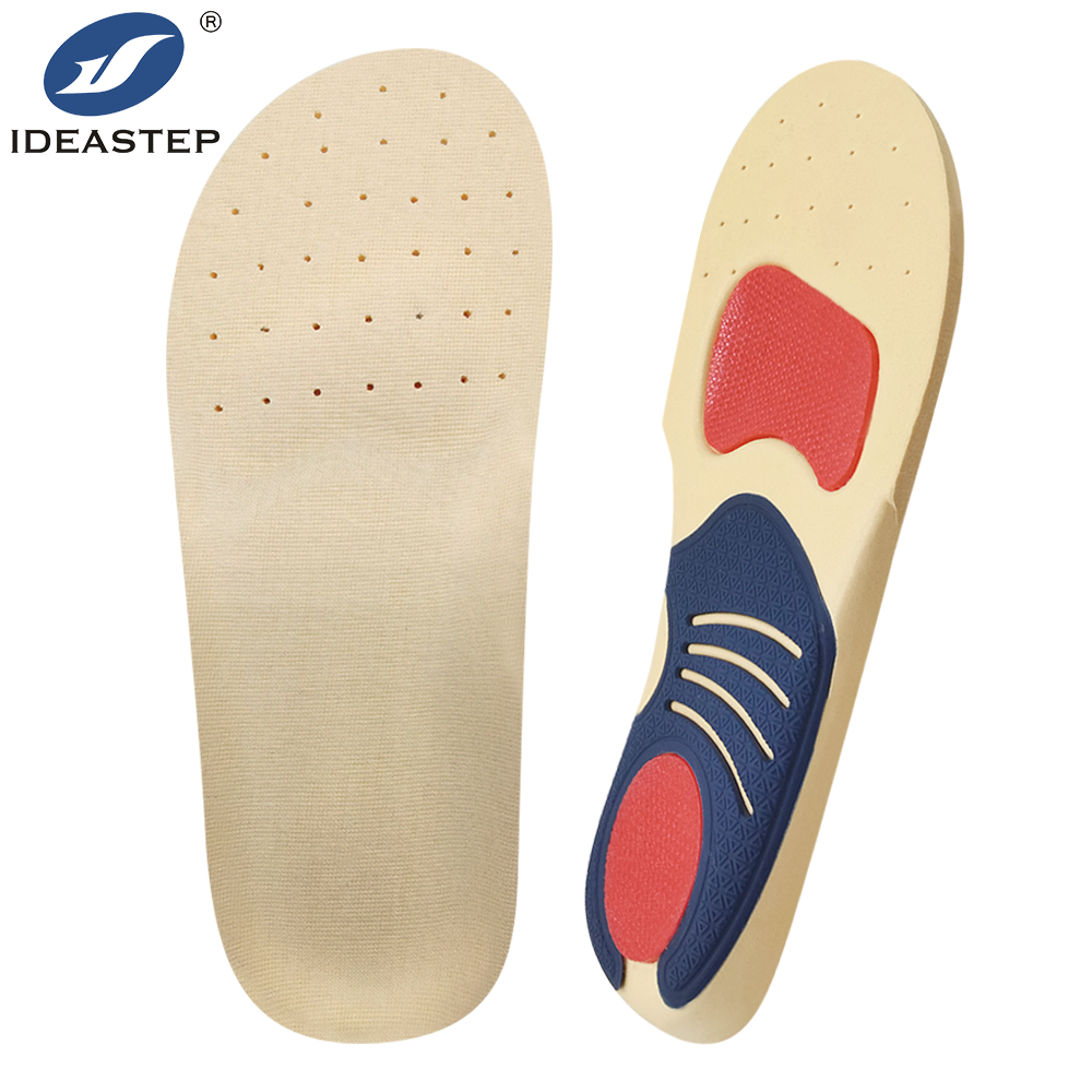 Sweat-absorbent and shock-absorbing sports insoles