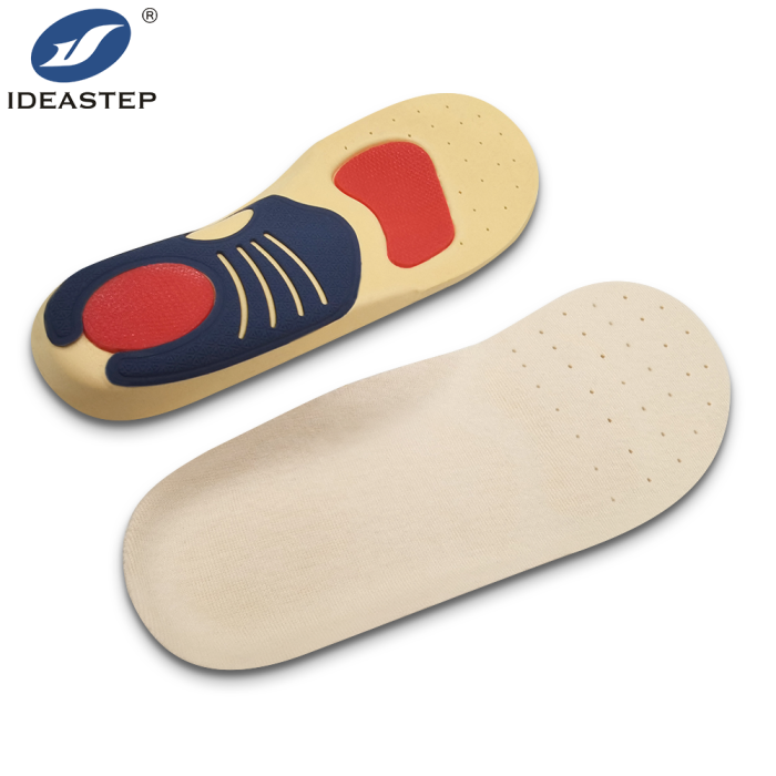 Sweat-absorbent and shock-absorbing sports insoles