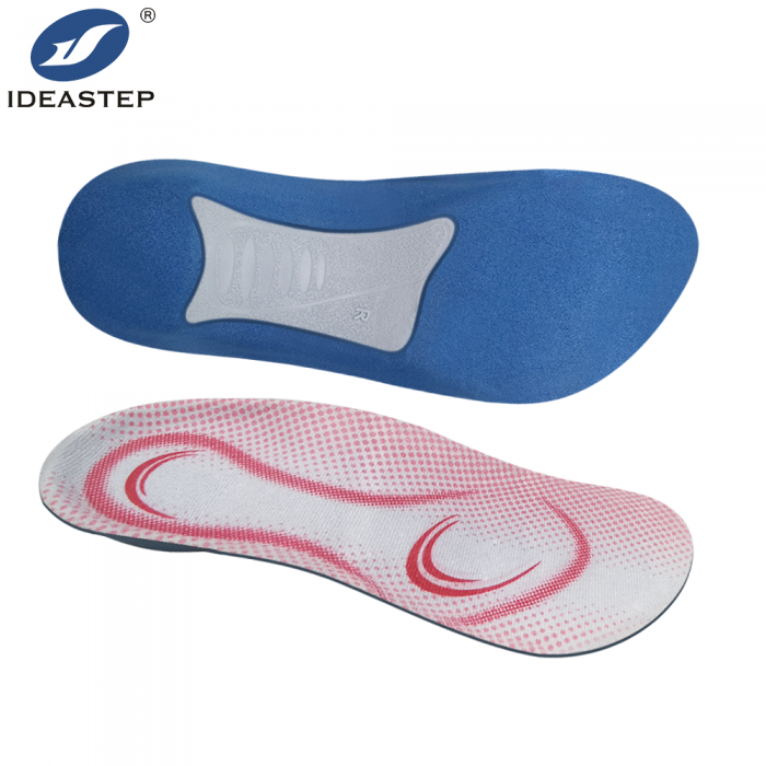 Children's arched PU support shock-absorbing sports insoles