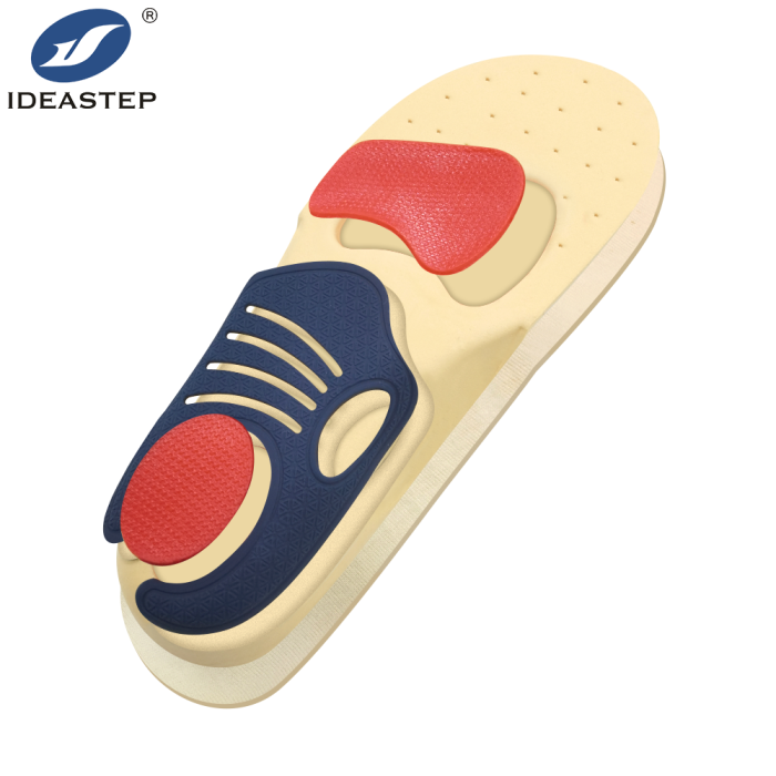 Sweat-absorbent and shock-absorbing sports insoles