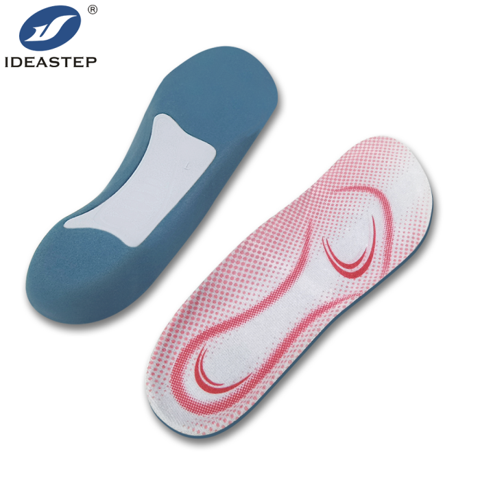 Children's arched PU support shock-absorbing sports insoles