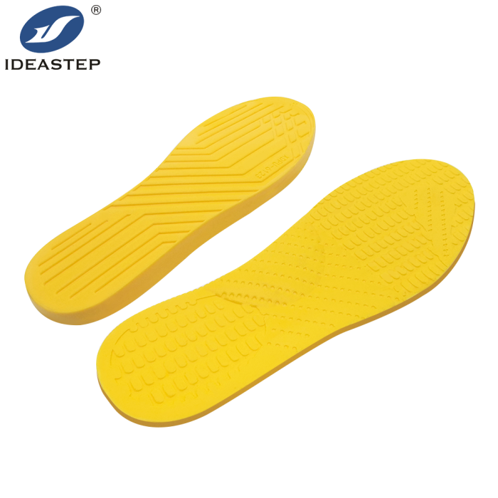 Hard X-leg non-slip orthotic insole with arch support