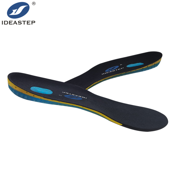 Insole chwaraeon rhedeg 4D amsugno sioc