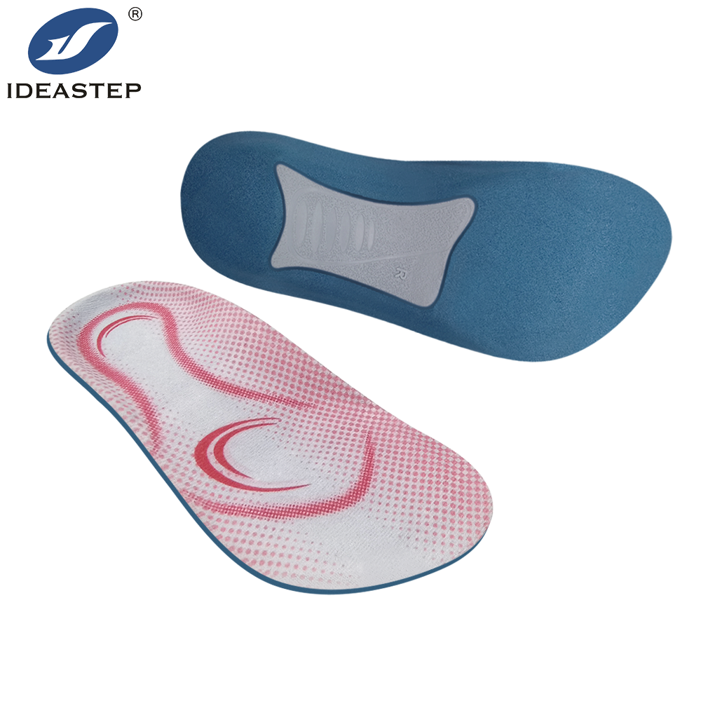Children's arched PU support shock-absorbing sports insoles