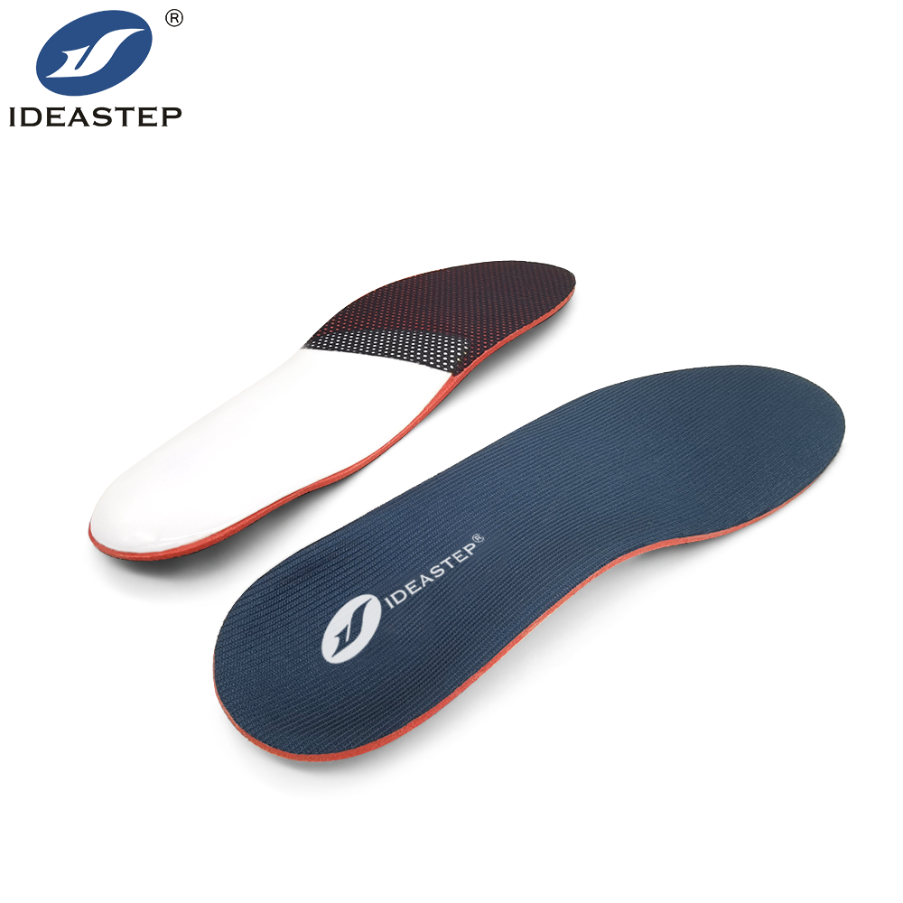 Shock-absorbing antibacterial sports insoles with arch support