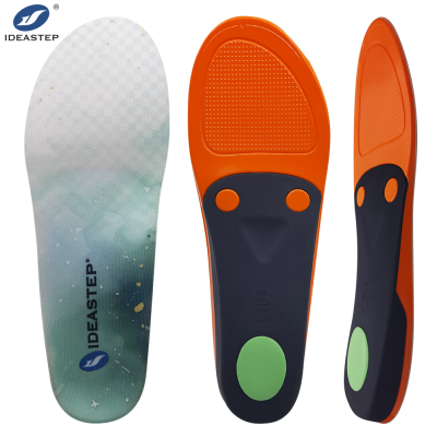 Ideastep D-052 OEM Comfort Orthotic Insoles for Arch Support - Wholesale Bulk Orthotics for Pain Relief & Fatigue Reduction