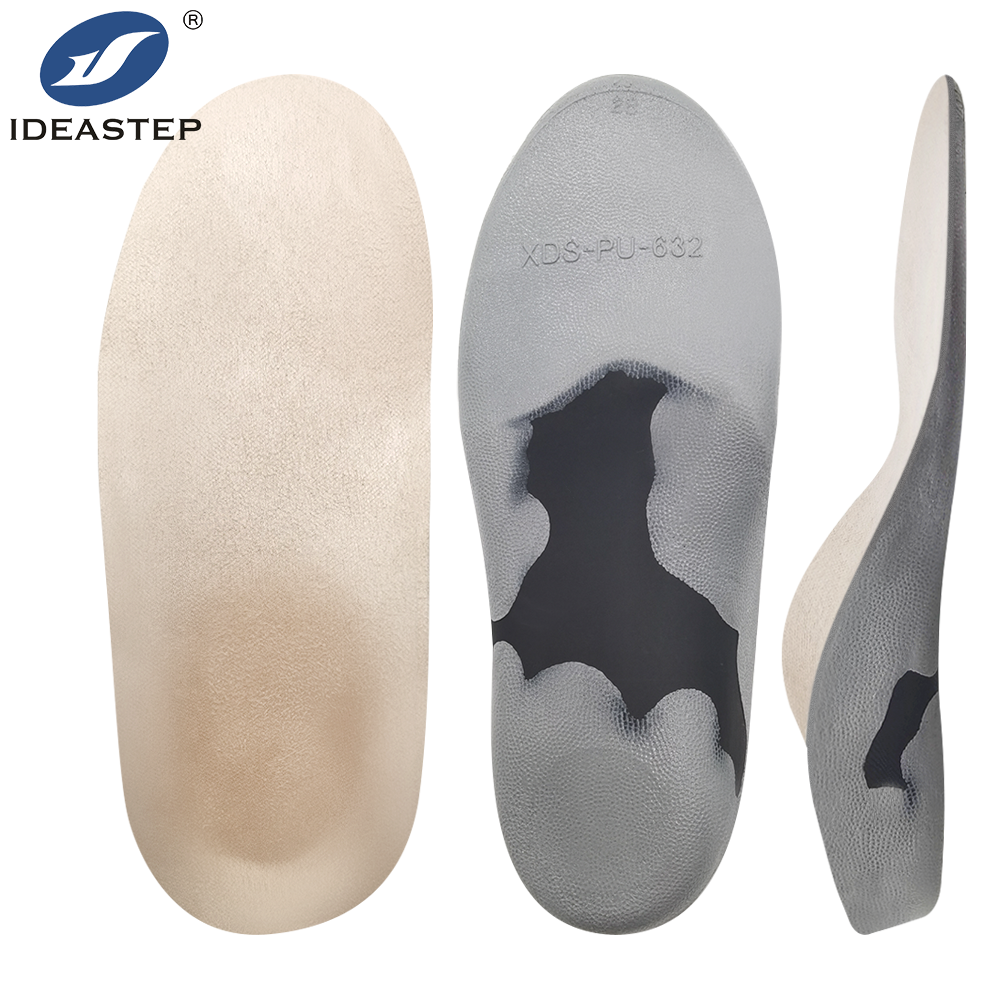 Cushioned, soft and comfortable sports orthopedic PU insole