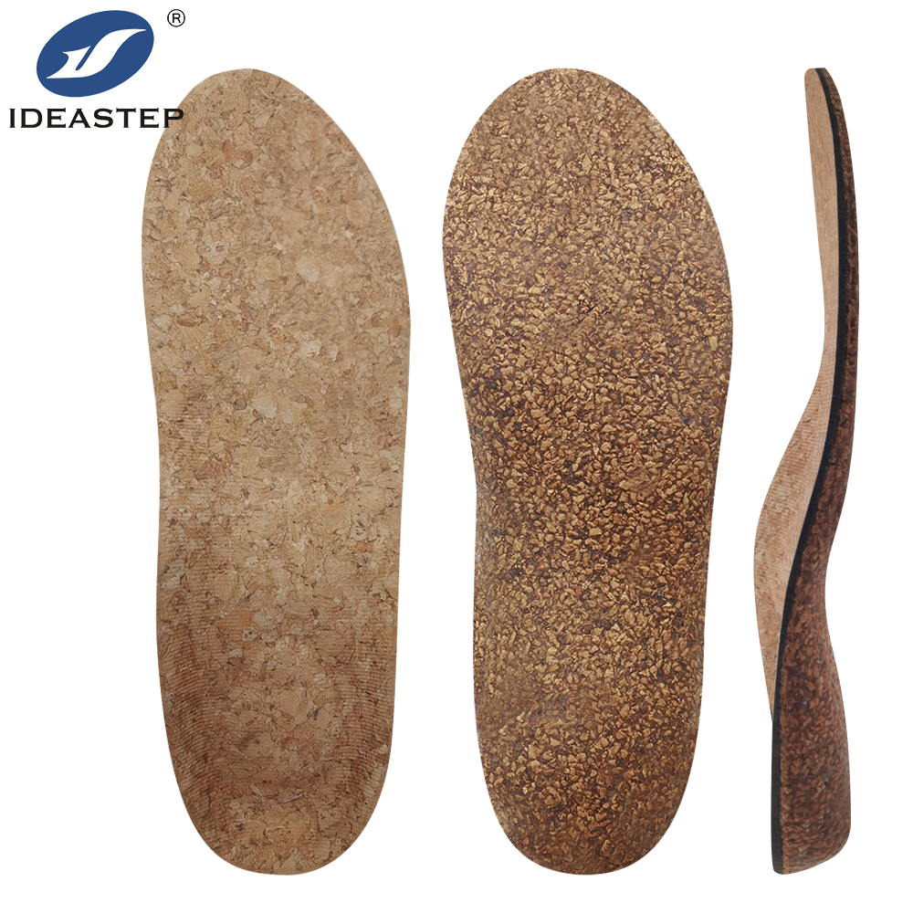 Insole tacaíochta reatha rubair corc Eco