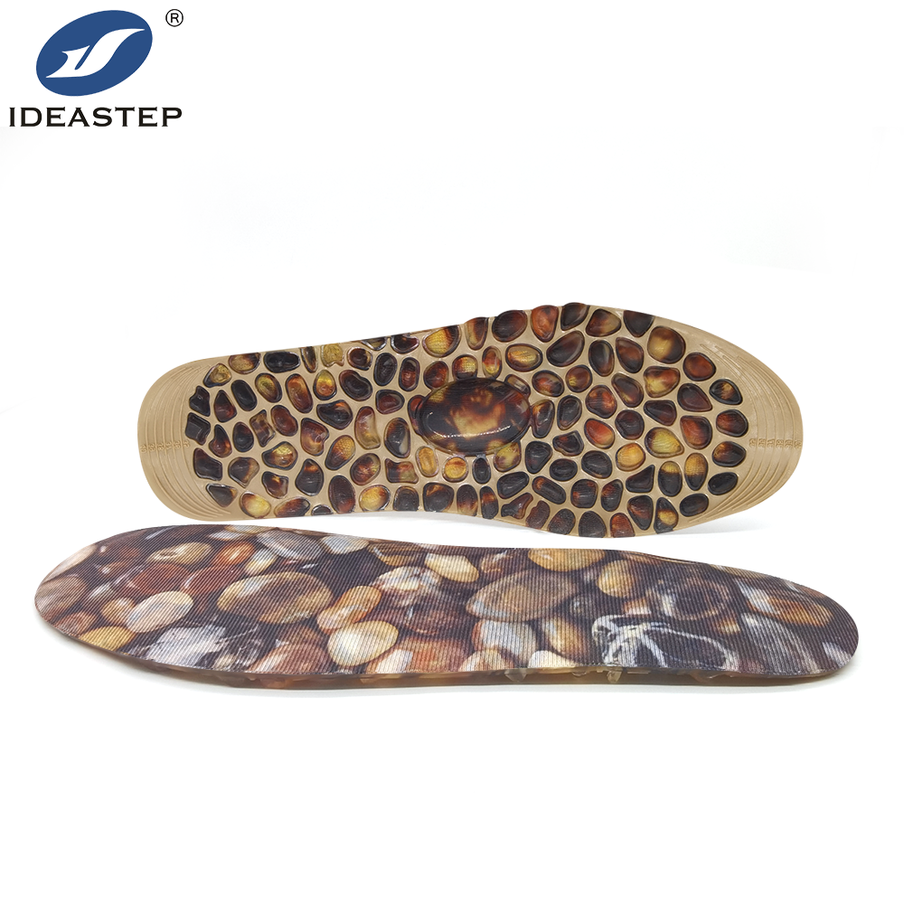 Rubber rubber sports insoles