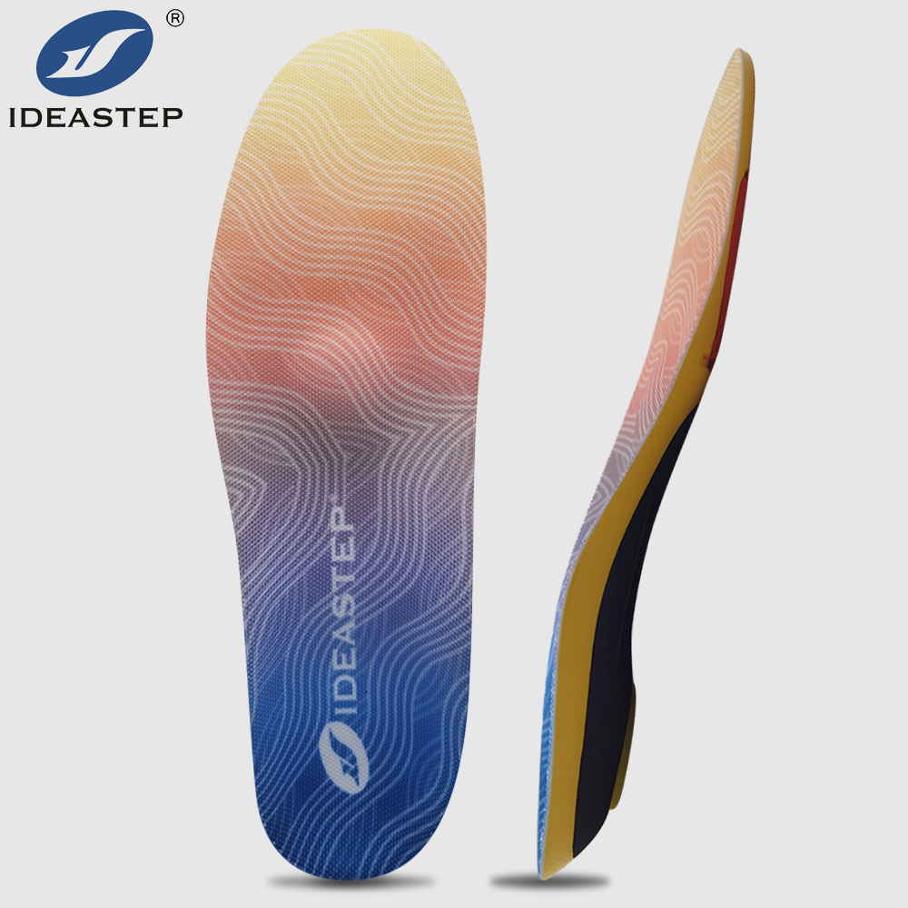 Ideastep YD-007 OEM Arch Support Hiking Insoles with Gel Padding - Customizable Orthotics for Plantar Fasciitis Relief & Shock Absorption