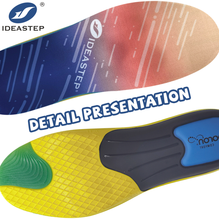 Ideastep WG-001 PU Arch Support Insoles for Sports Shoes - High Rebound