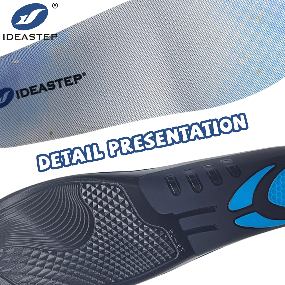 Ideastep D-069 OEM Arch Support Insoles with Non Slip - Wholesale Customizable Gel Cushioning Insoles for Work & Safety