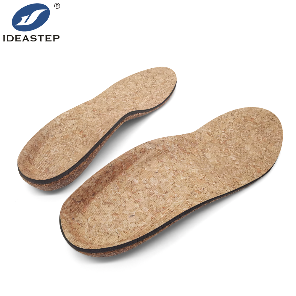 Eco cork rubber running support insole