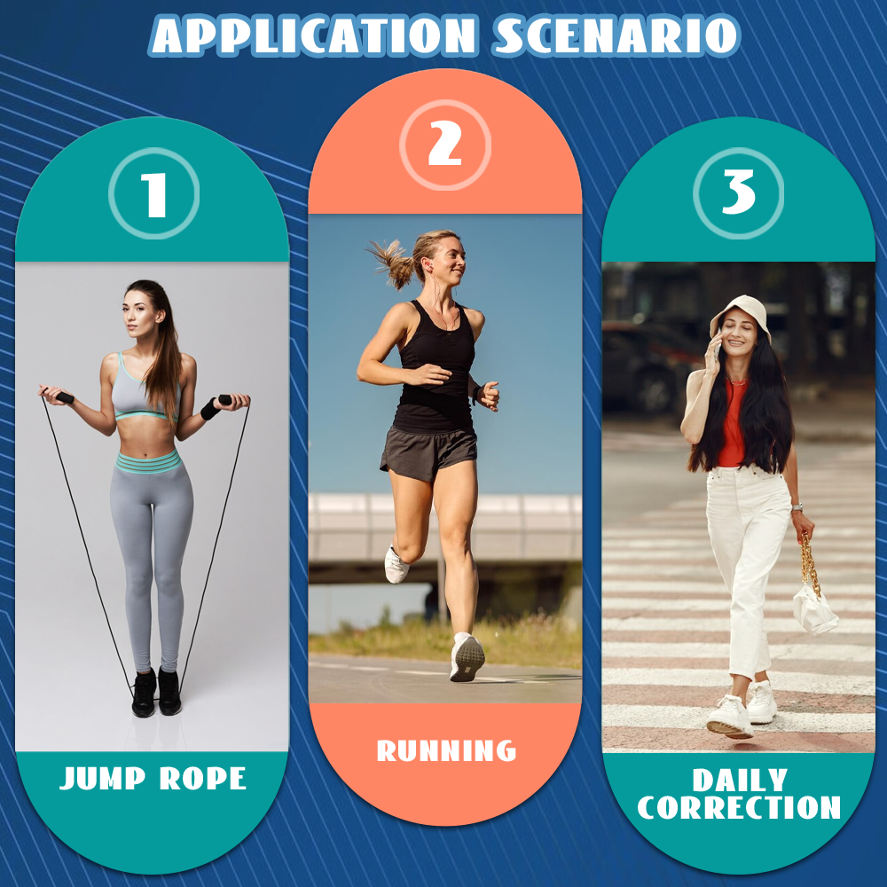 shock-absorbing corrective running insole