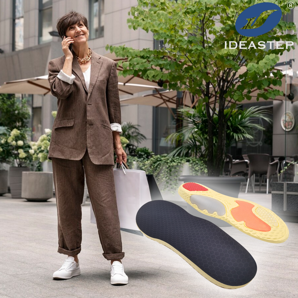 shock-absorbing corrective running insole