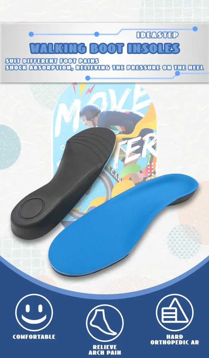 Rigid orthopedic arch support insoles Color Blue - Image 5