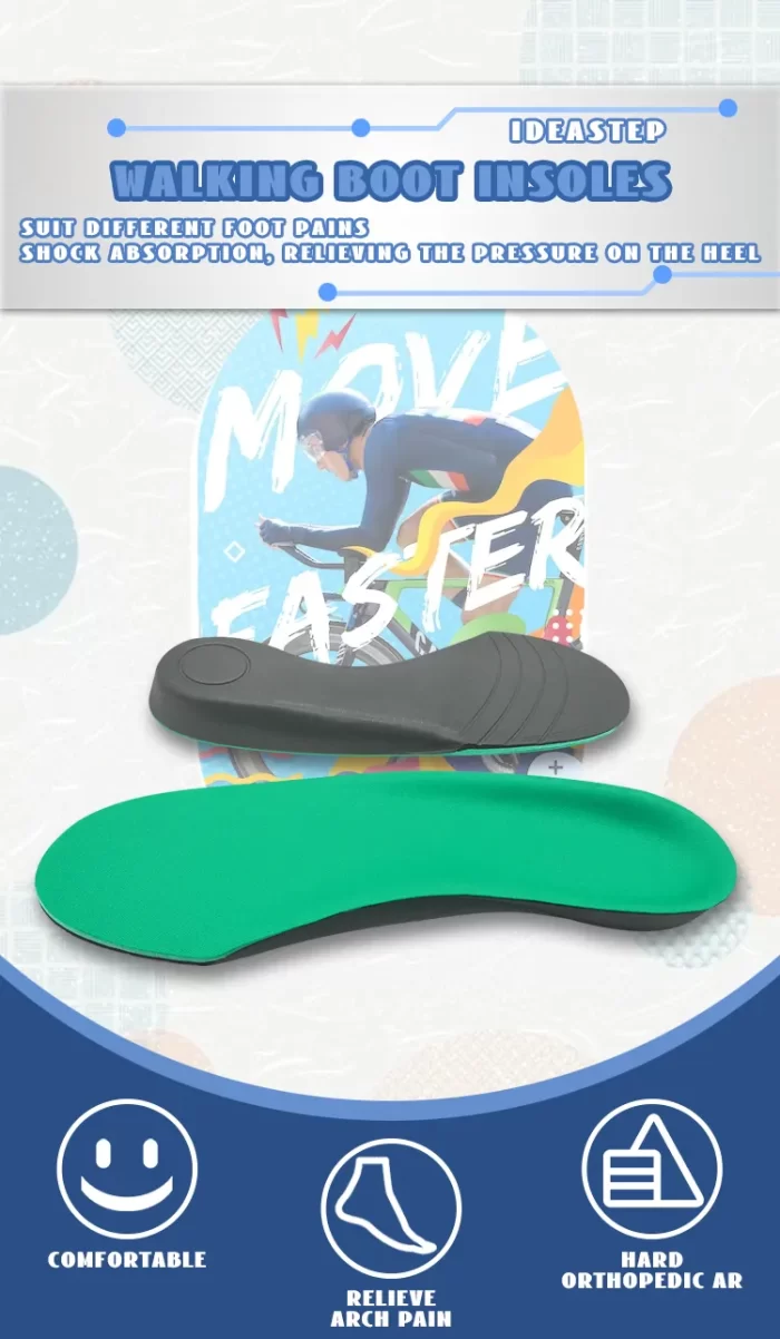 Rigid orthopedic arch support insoles Color Green - Image 5