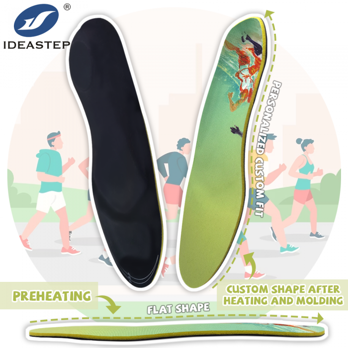 Solette sportive ortopediche modellabili a caldo per badminton