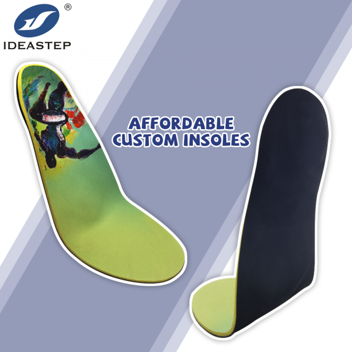 Heat Moldable Orthotic Badminton sports insoles