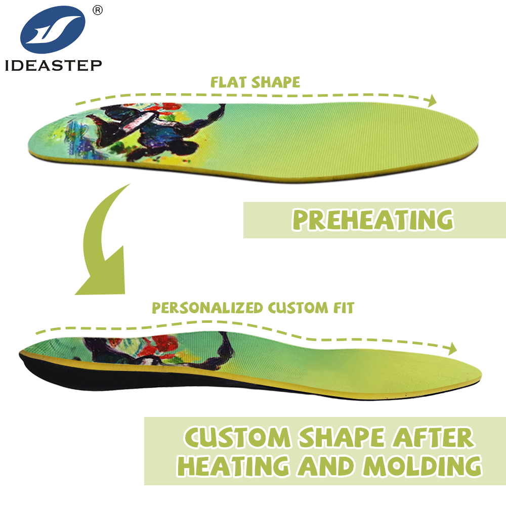 Heat Moldable Orthotic Badminton sports insoles