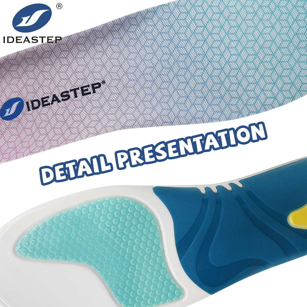 Ideastep D-055 OEM Gel Comfort Insoles for Everyday Cushioning - Breathable Orthotics Wholesale Bulk & Customizable