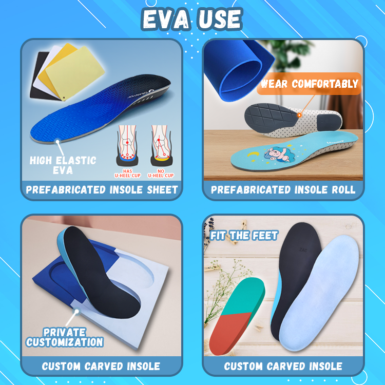 Bloco de caixa de molde de pé EVA para palmilhas personalizadas