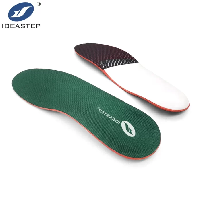 Shock-absorbing Sports Insoles with Antibacterial Protection and Arch Support Green - Image 2